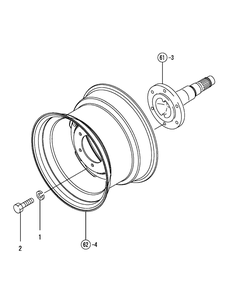 Hub Bolt, Rear Diagram and Parts List for SX3100 54ALB4S727-54ALB4SW727-54ALB4SX727-54ALB4SY727-54ALB4SZ727-54AMB4S727-54AMB4SW727-54AMB4SX727-54AMB4SY727-54AMB4SZ727 Cub Cadet Lawn Tractor